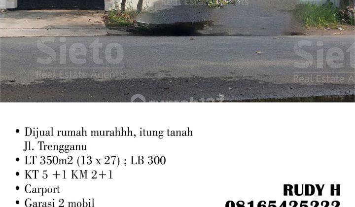 Dijual Rumah di Jl. Trengganu Surabaya. Harga Jual Rp. 3m nego  1