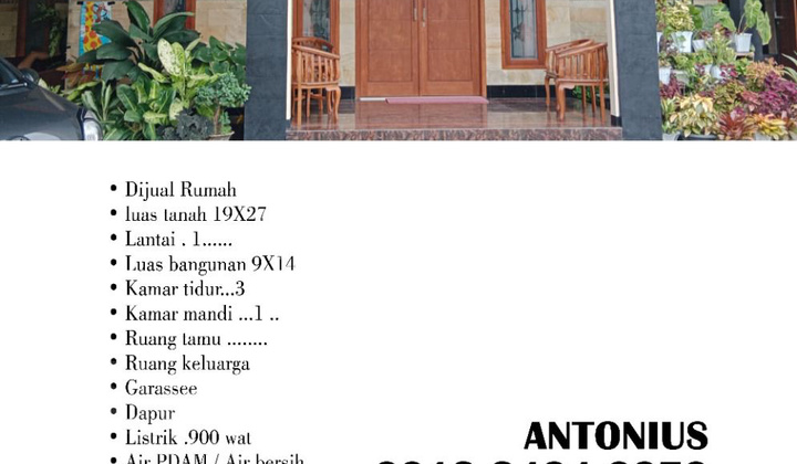 DIJUAL RUMAH DI BANDARKEDUNGMULYO JOMBANG 1