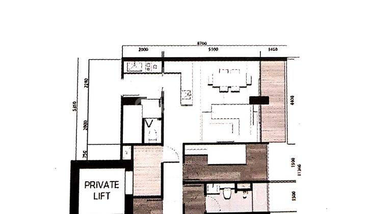 Dijual Cepat Apartment 3br Yukata Suites Furnished Di Serpong 9