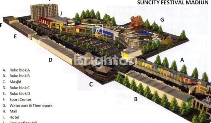 RUKO SUN CITY MADIUN POSISI DEPAN & RAMAI 2