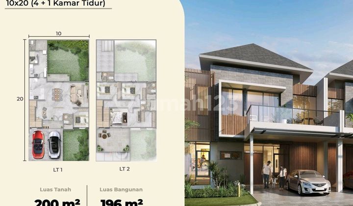 Rumah Brand New Permata Hijau Residance Uk 10X20 Pik 2 1