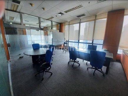 Disewakan Kantor Furnished , Luas 445m2 di Menara Anugrah, Mega Kuningan 2