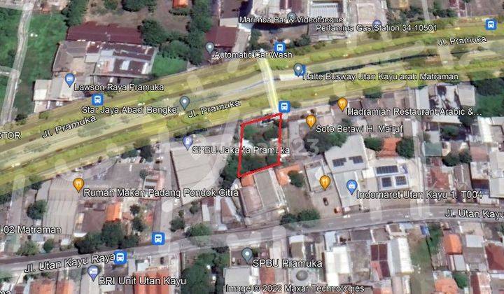 Disewakan Tanah Lahan Komersial ,luas 982m2 di Jl. Pramuka, Jakarta Timur 1