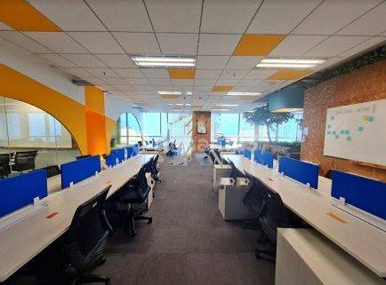 Disewakan Office Space,fully Furnished ,luas 2200m2 di Pakuwon Tower, Casablanca 2