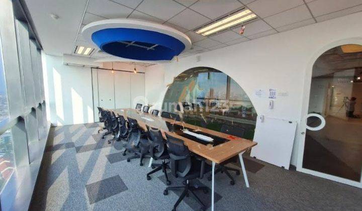 Disewakan Office Space,fully Furnished ,luas 2200m2 di Pakuwon Tower, Casablanca 5