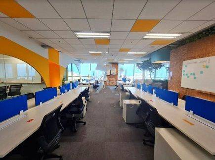 Disewakan Office Space,fully Furnished ,luas 2200m2 di Pakuwon Tower, Casablanca 6