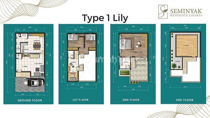 Dijual Rumah Baru 3 Lantai, Ready Stock di Duren Tiga , Pancoran  9