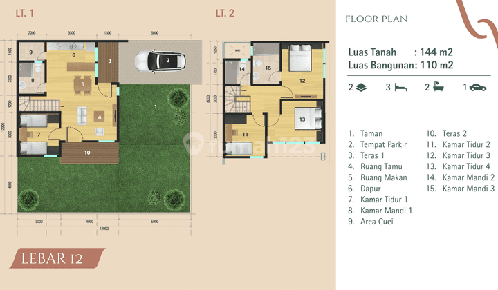 Dijual Rumah 2 Lantai di Istana Regency di Cileunyi, Jatinangor 2