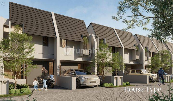 Rumah 2 Lantai di Hinata Living, Taman Rahayu Bandung 2