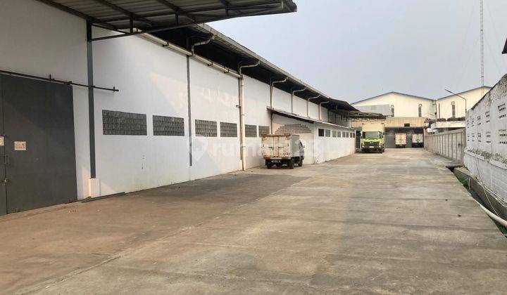 Dijual Cepat Gudang 1,5Lantai Ada Mezzanine Dekat Exit Tol Jorr 1