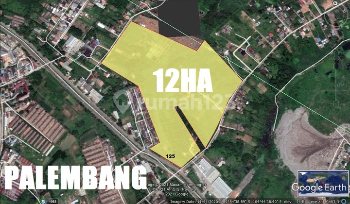 Commercial Land Near Kenten and Airport 12ha Wide Road Business Area Hub 0818119175 Commercial Land Near Kenten and Airport 12ha Wide Road Business Area Hub 0818119175