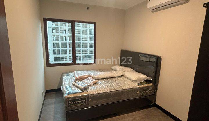 kamar tidur apartment grand setiabudi 2 br
