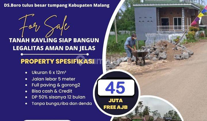 Promo Tanah Kavling Murah 0 Jl. Aspal Tulusbesar Tumpang Malang 9