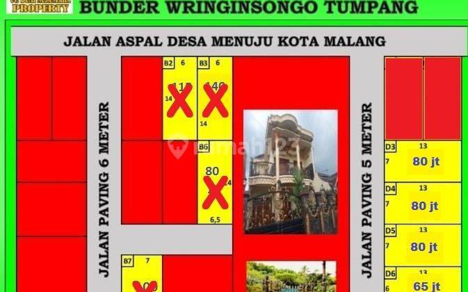 Promo Tanah Kavling Murah Malang Wringinsongo Tumpang Jalan Aspal 1