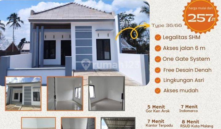 Promo Rumah Murah Wonokoyo Malang Kota Graha Sekar Putih Inside 1