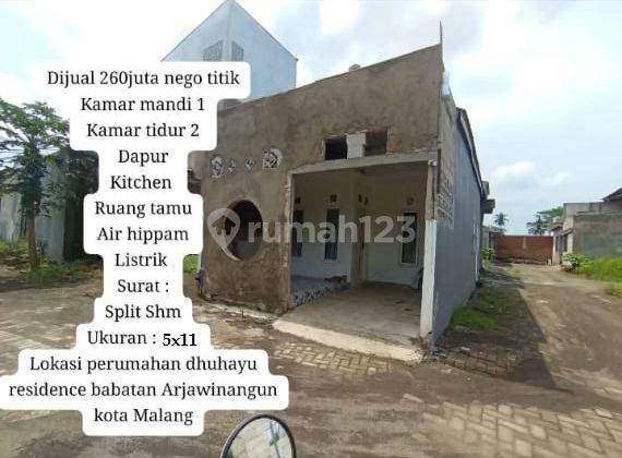 Rumah Arjowinangun Malang kota SHM Hook Dijual murah cpt B.U Poll 1