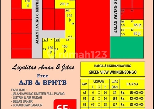 Promo Tanah kavling murah Wringinsongo Tumpang Malang pinggir jln Promo Tanah kavling murah Wringinsongo Tumpang Malang pinggir jln