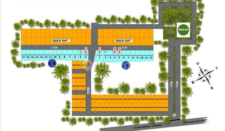 Rumah murah Pondok Mutiara Singosari Dengkol Malang dekat Bandara 2