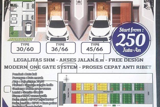 Promo Rumah Murah Arjowinangun Malang Kota Alphecca Residence 1