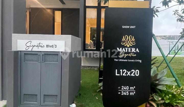 RUMAH MEWAH CLUSTER MATERA SIGNATURE GADING SERPONG Type 12 Boulevard 2