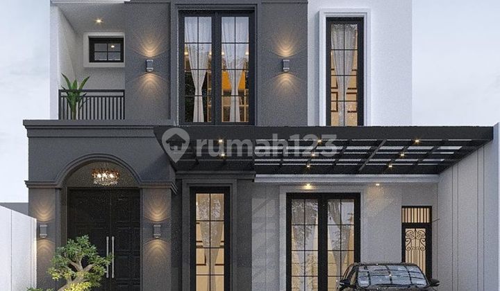 POV: For Sale 2-Story American Classic House Including Kitchen Set in Kencana Loka BSD Tangerang 2