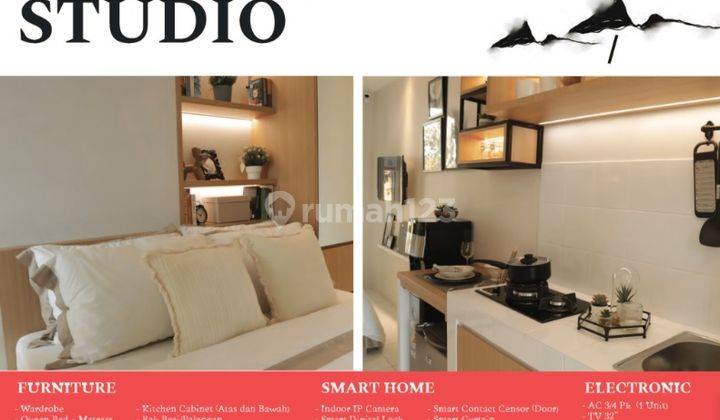 PROMO! JUAL APARTEMEN TOKYO PIK 2 STUDIO FULL FURNISH SMART HOME BISA KPA 1