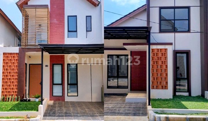 Rumah 2lt Murah,selangkah Ke Sta.krl Tanah 84.booking 3jt All In