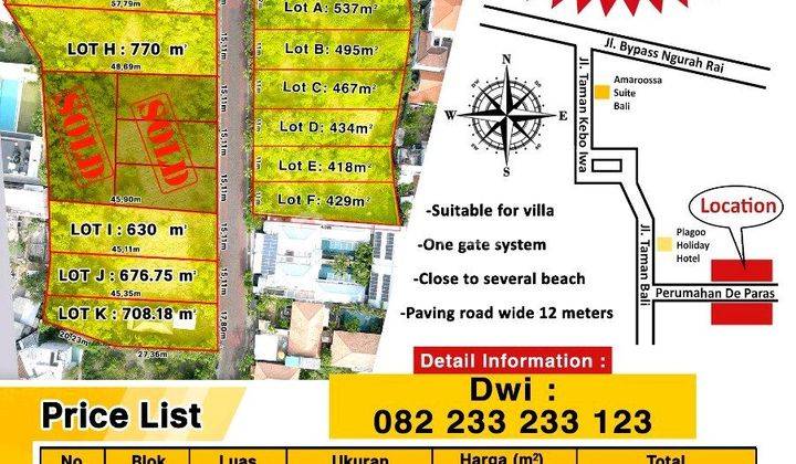 Exclusive Land Plot in Mumbul Park, Nusa Dua 1