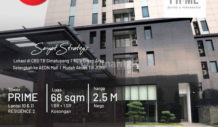 Apartement Southgate Residence 1 BR Semi Furnished Baru 1