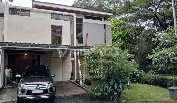 Rumah Hook Rindang Dengan View Taman Tanah Luas Di De Narra De Park Bsd City