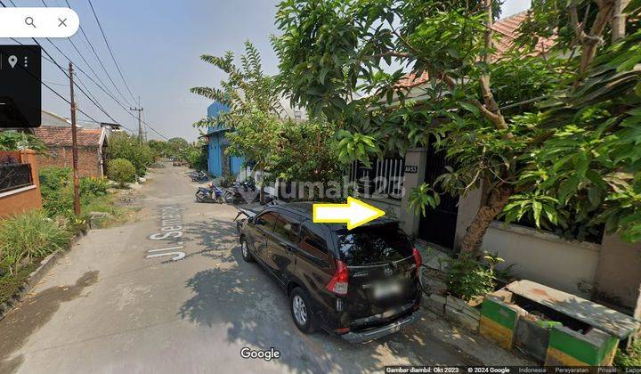 tampak depan rumah menganti satelit indah pelemwatu