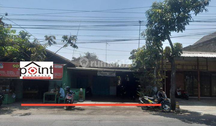 Tanah murah area bisnis tepi jalan di Kebak Kramat Karanganyar 