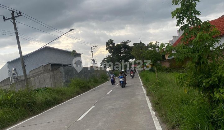 Tanah Strategis Buat Gudang Tepi Jalan Krecek Delanggu 