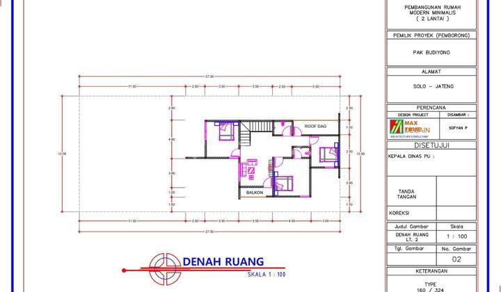 Rumah Luas 324m Elegan Lingkungan Perum Gedangan Solo Baru 2