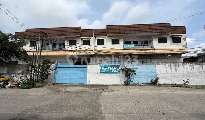 Dijual Super Cepat !! Gudang Jelambar Dekat Jl. Raya Tubagus Angke Jalan Besar Akses Container 40Ft