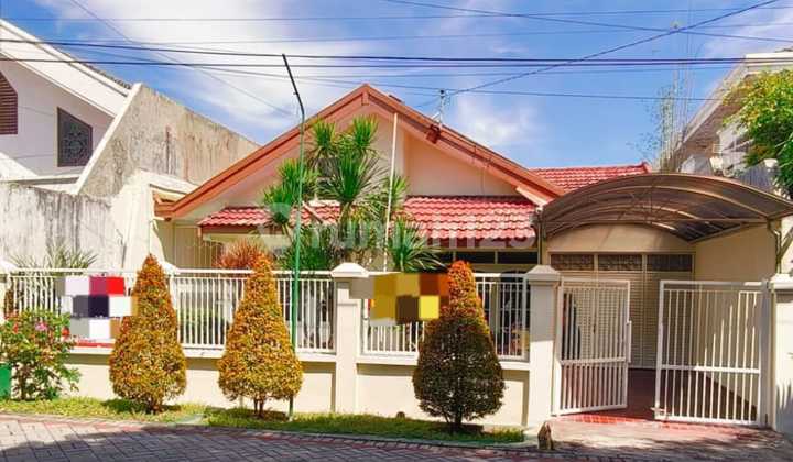 Rumah Asri Bagus Klampis Semolo Barat Wisma Mukti Dekat MERR