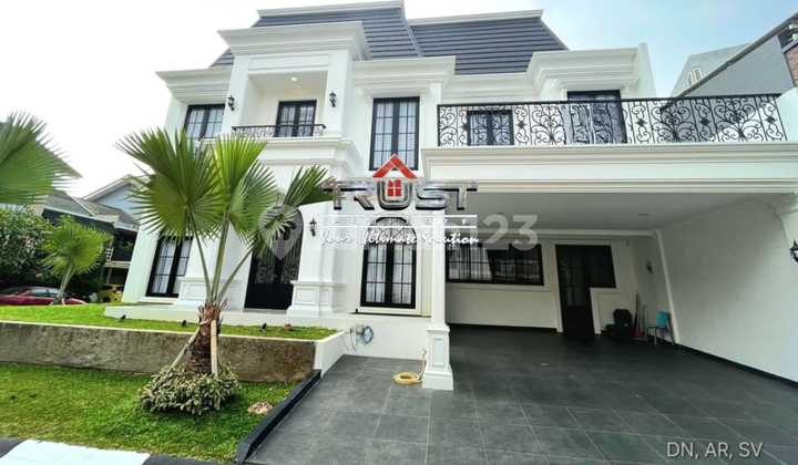 Rumah American Classic di Kebayoran Residence Bintaro Sektor 7