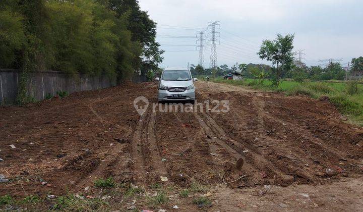 Tanah Strategis Pusat Kota Dekat Tol Moh. Toha Samping Jalan Raya 1