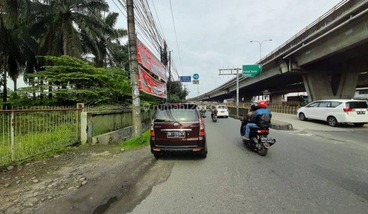 Tanah 1,6 Ha Mainroad di Jl. Sisingamangaraja, Medan Amplas 1