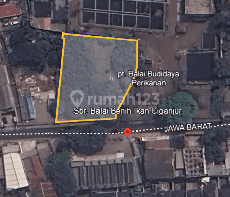 Hitung Tanah 1703 m² Ada Bangunan Jl Moh Kahfi1, Cipedak, Jaksel 1