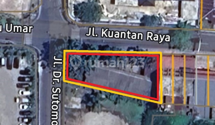 Tanah SHM 534 M², Usaha Cucian Mobil Jl Kuatan Raya - Sutomo #