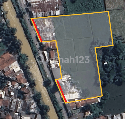 Tanah SHM 6.684 m² Cocok Gudang Akses Soetta Jl Raya Cipamokolan 2