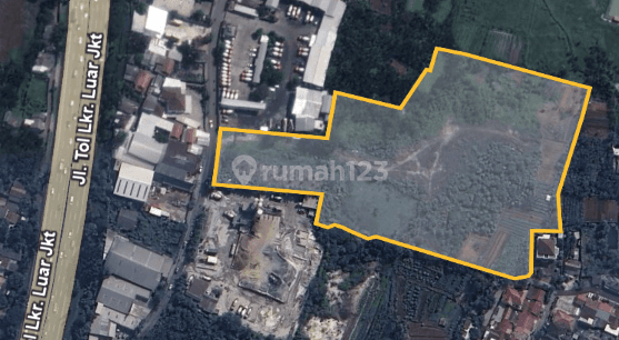 Tanah SHGB 2,6 ha dekat tol Jati Asih 2, mainroad Cikunir Raya 2