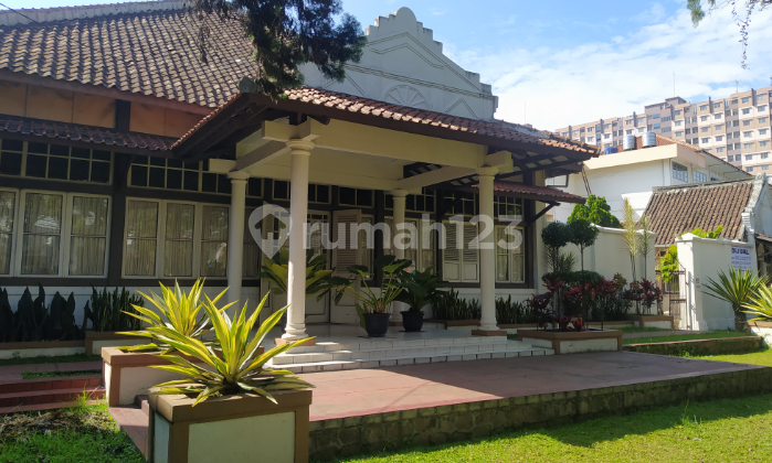 Rumah Lama Klasik, Hitung Tanah 2191 M² SHM, Jl Baros, Cimahi