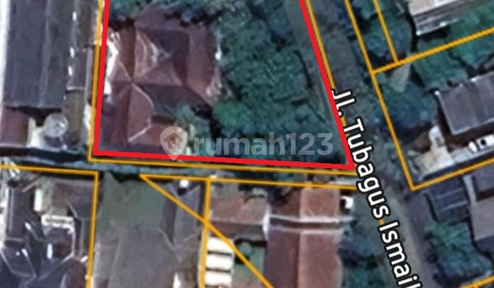 Rumah Hook, Tanahnya 1.081 M², View Utara, Jl. Tubagus Ismail Ix 2