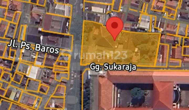 Rumah Lama Klasik, Hitung Tanah 2191 M² SHM, Jl Baros, Cimahi