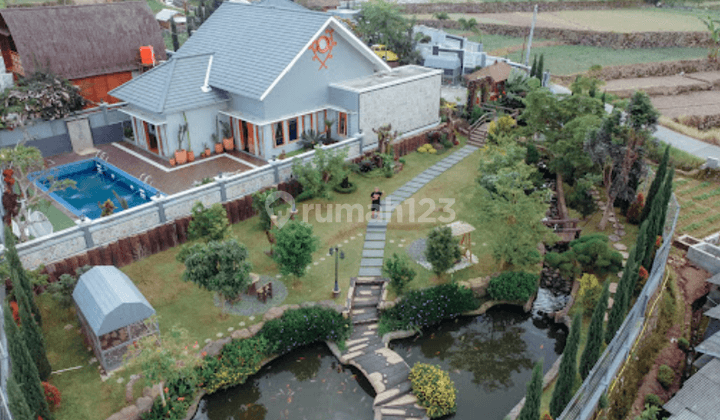 Rumah + 6 Villa Furnish + Kolam Renang, Villa Mustika Ciwidey 1