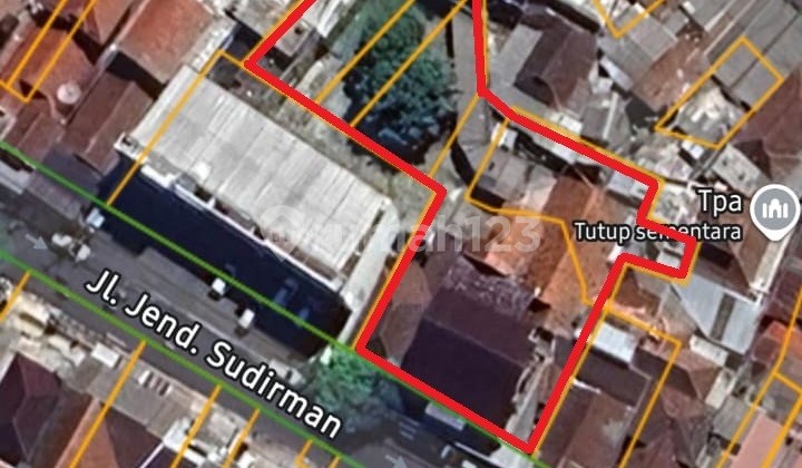 Commercial business property, 1270 m² area on Jl. Sudirman, Kuningan. 2