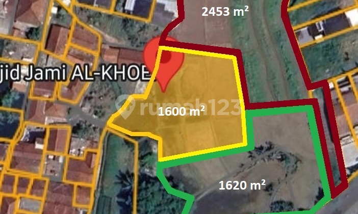 Tanah SHM 5.673 M² Samping Cluster Rumah Pesona Jl. Letnan Harun