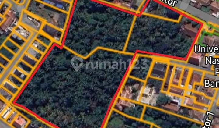 Tanah SHM 1,6 Ha Dekat Gunung Batu Jl Raya Mentor